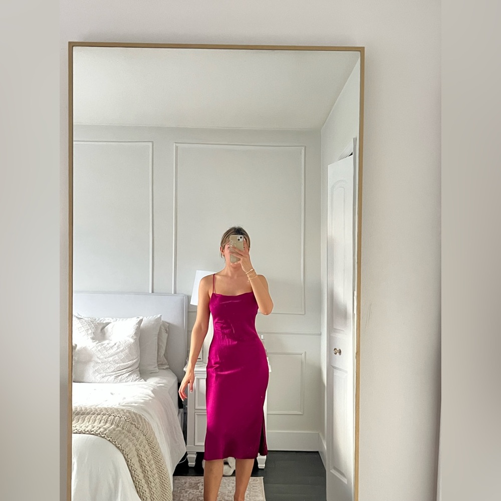 Express satin dress
